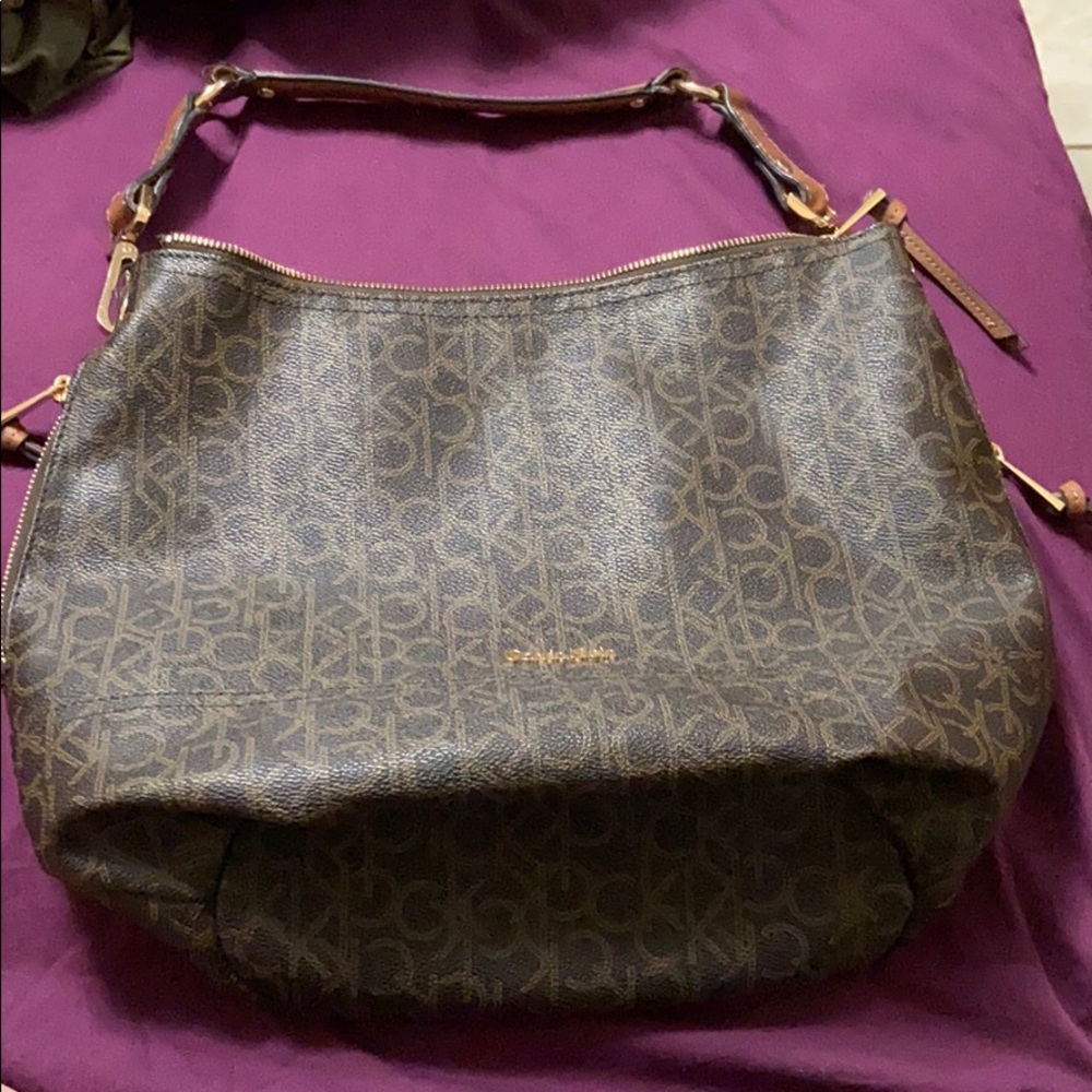Large Brown Calvin Klein bag
